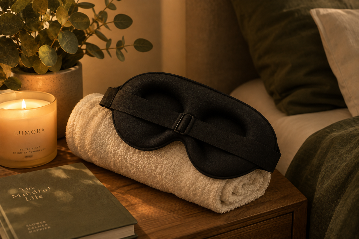 3D Zero-Pressure Sleep Mask lifestyle